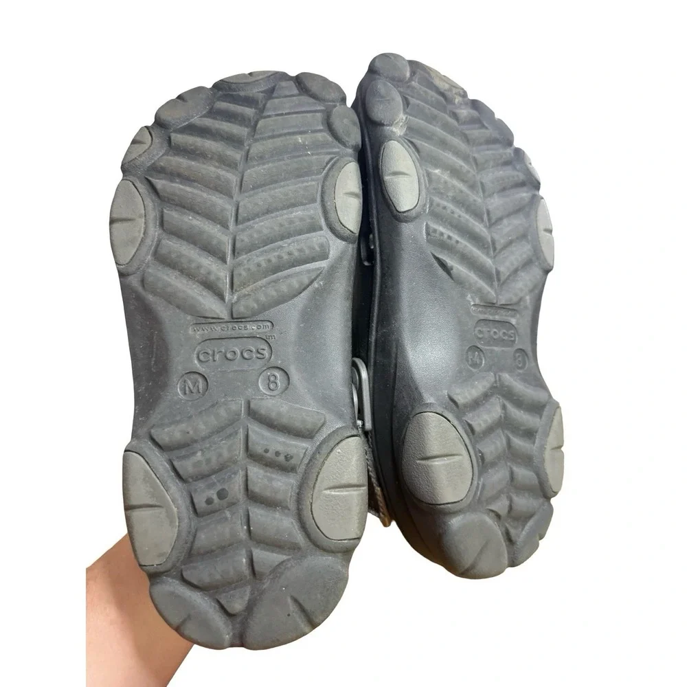 Crocs‎ Classic All-Terrain Mens Clog Size 8 Outdoor Adventure Comfort Black